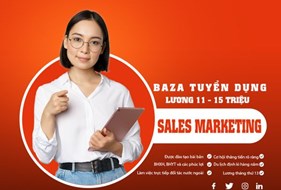  Baza Company tuyển dụng Nhân viên kinh doanh/Sales Marketing 
