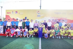  Trường Đại học Vinh phối hợp tổ chức thành công Vòng loại khu vực 3 “Giải vô địch bóng đá công nhân toàn quốc 2023”